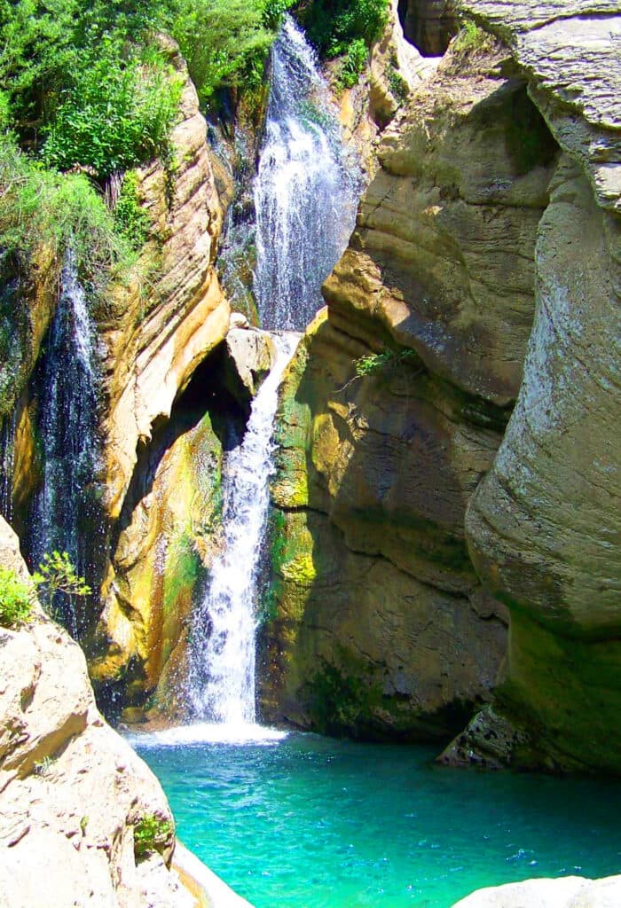 Exploring Waterfall of Bogova